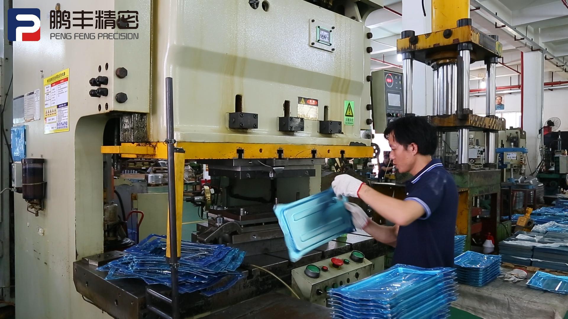 Metal Stamping Processing - Live Scene